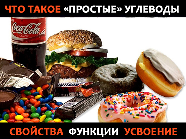 Простые углеводы. Мучное, сахар, кола, сладкое